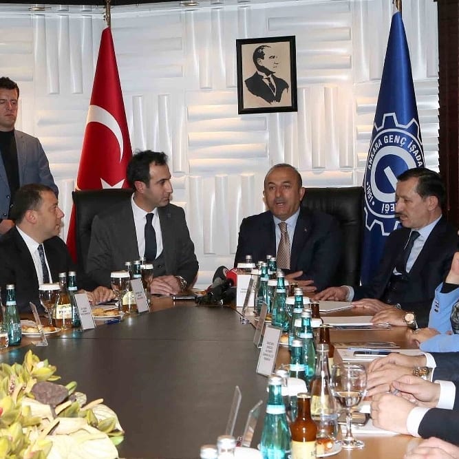 Dışişleri Bakanı Mevlüt Çavuşoğlu’nu derneğimizde ağırladık